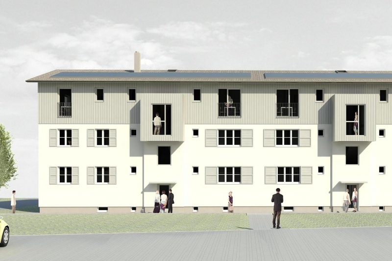 Aufstockung Mehrfamilienhaus